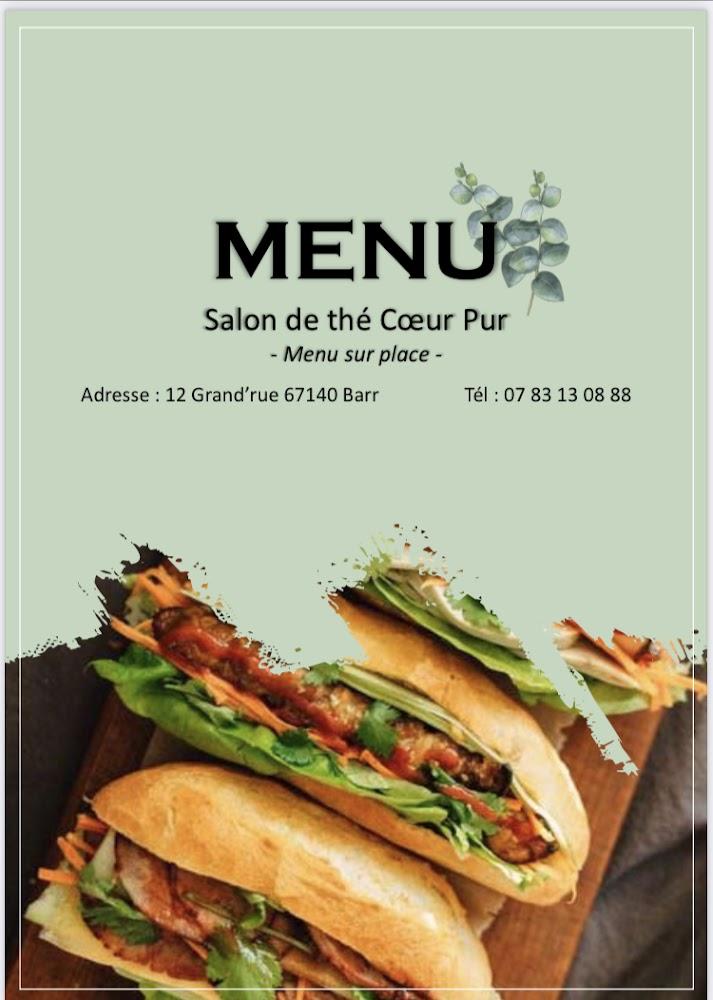 Salon de thé Coeur Pur - Menu Image 2